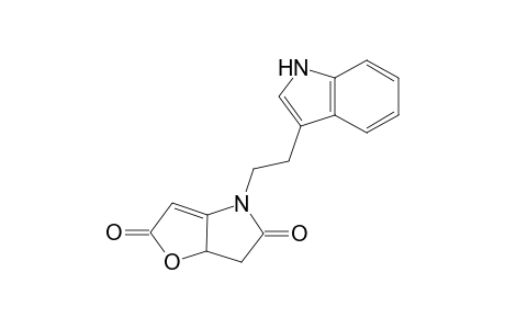 4-[2'-(1H-Indol-3"-yl)ethyl]-6,6a-dihydo-4H-furo[3,2-b]pyrrole-2,5-dione