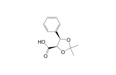 1,3-Dioxolane-4-carboxylic acid, 2,2-dimethyl-5-phenyl-, (4R-cis)-