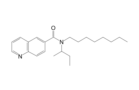 Quinoline-6-carboxamide, N-(2-butyl)-N-octyl-
