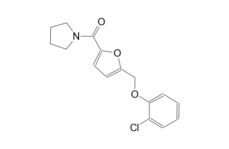 1-{5-[(2-chlorophenoxy)methyl]-2-furoyl}pyrrolidine