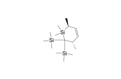 1,1-(trans)-2,5-tetramethyl-6,6-bis(trimethylsilyl)-1-silacyclohex-3-ene