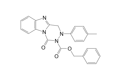 1-oxo-3-p-methylphenyl-3,4-dihydrobenzo[4,5]imidazo[1,2-d][1,2,4]triazine-2(1H)-benzyl benzylate Ester