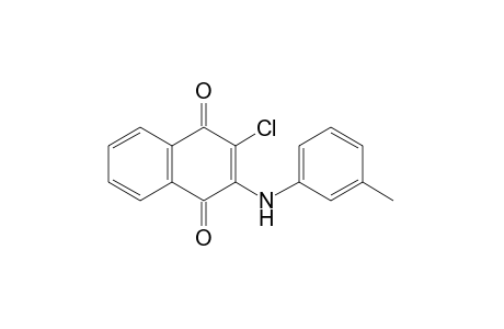 2-CHLORO-3-(m-TOLUIDINO)-1,4-NAPHTHOQUINONE