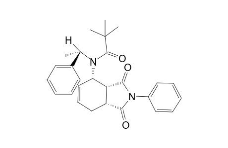 N-[(3aR,4S,7aR)-1,3-bis(oxidanylidene)-2-phenyl-3a,4,7,7a-tetrahydroisoindol-4-yl]-2,2-dimethyl-N-[(1S)-1-phenylethyl]propanamide