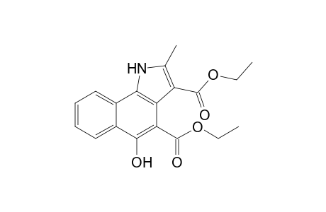 5-Hydroxy-2-methyl-1H-benzo[g]indol-3,4-dicarboxylic acid diethyl ester