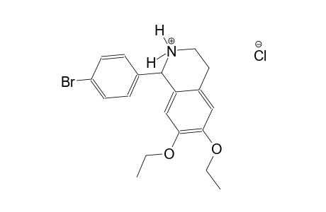 isoquinolinium, 1-(4-bromophenyl)-6,7-diethoxy-1,2,3,4-tetrahydro-,chloride