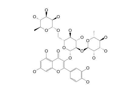 MANGHASLIN;QUERCETIN-3-O-(2'',6''-DI-O-RHAMNOPYRANOSYL)-GLUCOPYRANOSIDE