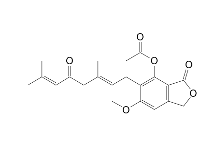 6-[(2'E)-3',7'-dimethyl-5'-oxo-2',6'-octadienyl]-7-acetoxy-5-methoxyphthalide