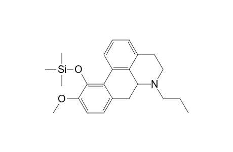 4H-Dibenzo[de,g]quinoline, 5,6,6a,7-tetrahydro-10-methoxy-6-propyl-11-[(trimethylsilyl)oxy]-, (.+-.)-