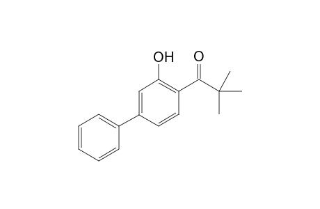 1-(3-Hydroxy-[1,1'-biphenyl]-4-yl)-2,2-dimethylpropan-1-one