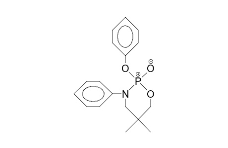 5,5-Dimethyl-2-oxo-2-phenoxy-3-phenyl-1,3,2-oxazaphosphorinane