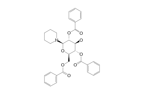 N-(2,4,6-TRI-O-BENZOYL-BETA-D-GLUCOPYRANOSYL)-PIPERIDINE