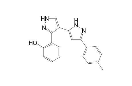 5(3)-[3-(2-Hydroxyphenyl)pyrazol-4-yl]-3(5)-(4-methylphenyl)pyrazole