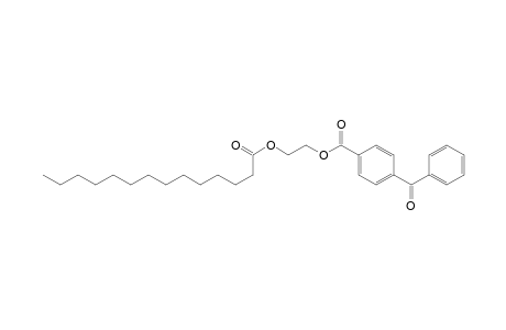 Benzoic acid, 4-benzoyl-, 2-[(1-oxotetradecyl)oxy]ethyl ester