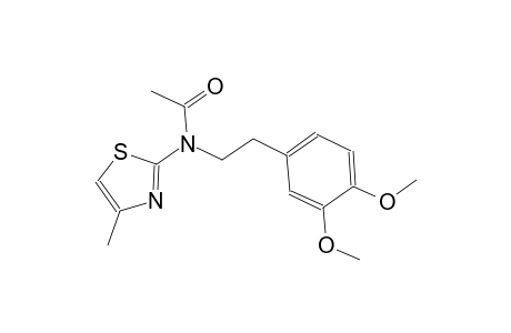 acetamide, N-[2-(3,4-dimethoxyphenyl)ethyl]-N-(4-methyl-2-thiazolyl)-