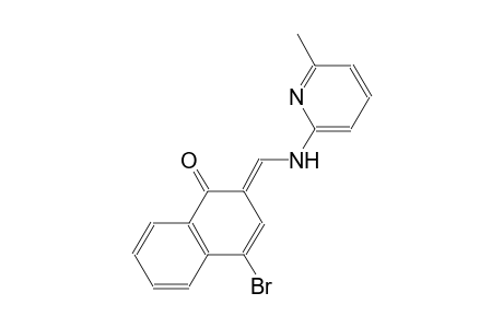 (2E)-4-bromo-2-{[(6-methyl-2-pyridinyl)amino]methylene}-1(2H)-naphthalenone