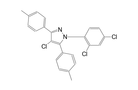 4-chloro-1-(2,4-dichlorophenyl)-3,5-bis(4-methylphenyl)-1H-pyrazole