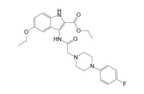 ethyl 5-ethoxy-3-({[4-(4-fluorophenyl)-1-piperazinyl]acetyl}amino)-1H-indole-2-carboxylate