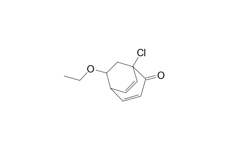 1-Chloro-9.endo.-ethoxybicyclo[3.2.2]nona-3,6-dien-2-one