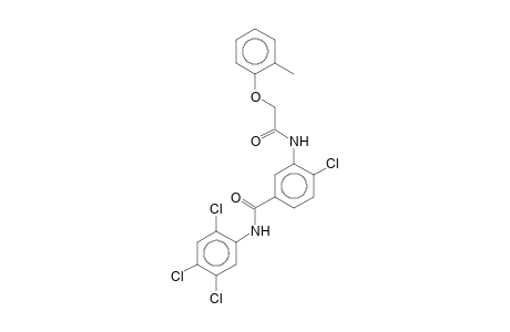 2',4,4',5'-Tetrachloro-3-[2-(o-tolyloxy)acetamido]benzanilide