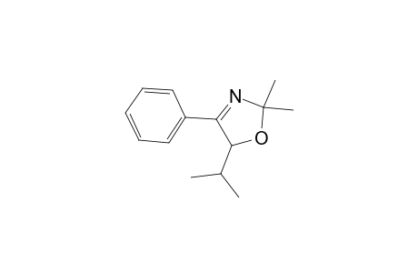 Oxazole, 2,5-dihydro-2,2-dimethyl-5-(1-methylethyl)-4-phenyl-