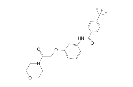 Benzamide, N-[3-[2-(4-morpholinyl)-2-oxoethoxy]phenyl]-4-(trifluoromethyl)-
