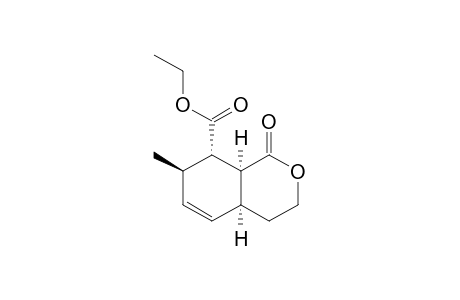 Ethyl (4aS*,7R*,8S*,8aS*)-7-methyl-1-oxo-3,4,4a,7,8,8a-hexahydro-1H-isochromene-8-carboxylate