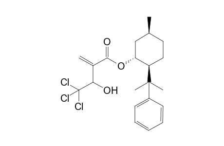 8'-(Phenylmenthyl) 4,4,4-trichloro-3-hydroxy-2-methylenebutanoate