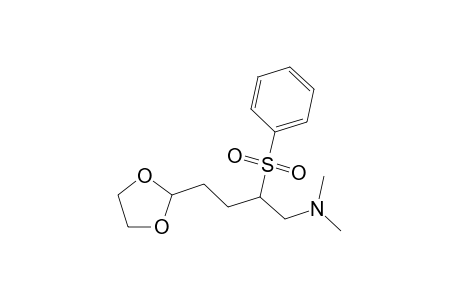 2-(3'-Phenylsulfonyl-4'-dimethylaminobutyl)-1,3-dioxalane