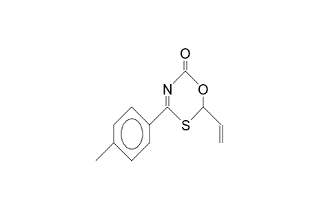 4-Vinyl-2-(4-tolyl)-2,6-dihydro-1,3,5-oxathiazin-6-one