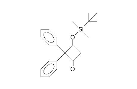 2,2-Diphenyl-3-(T-butyl-dimethyl-siloxy)-cyclobutanone