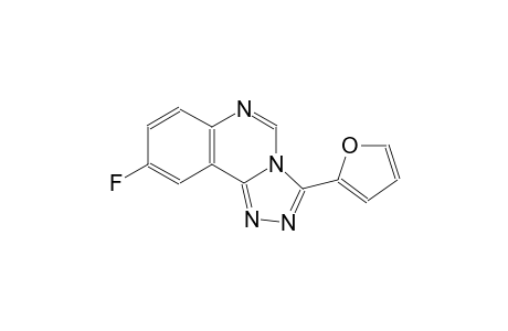 [1,2,4]triazolo[4,3-c]quinazoline, 9-fluoro-3-(2-furanyl)-