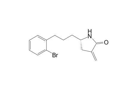 (S)-5-(3-Bromophenylpropyl)-3-methylenepyrrolidin-2-one