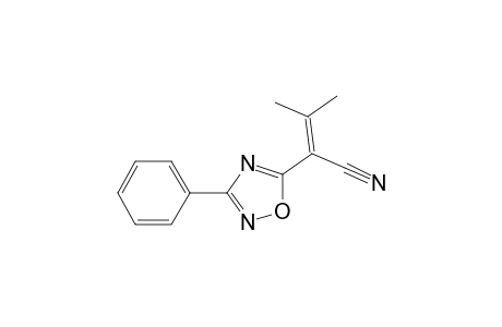 3-Methyl-2-(3-phenyl-1,2,4-oxadiazol-5-yl)-2-butenenitrile