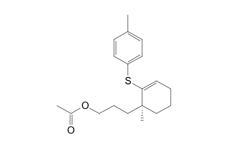 3-[(1S)-1-Methyl-2-(p-tolylthio)cyclohex-2-en-1-yl]propyl acetate