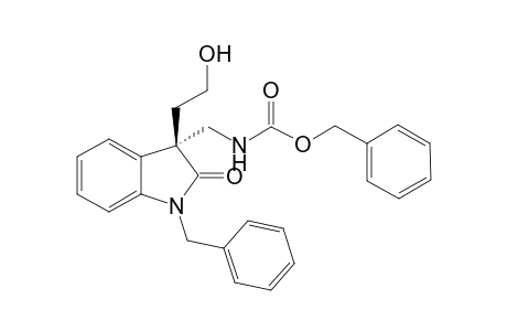 (R)-1-Benzyl-3-(hydroxymethyl)-3-(3-benzyloxycarbonylaminomethyl)-2-oxindole