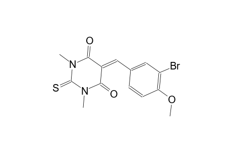 5-(3-bromo-4-methoxybenzylidene)-1,3-dimethyl-2-thioxodihydro-4,6(1H,5H)-pyrimidinedione