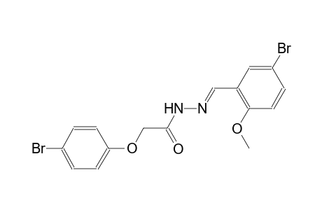 acetic acid, (4-bromophenoxy)-, 2-[(E)-(5-bromo-2-methoxyphenyl)methylidene]hydrazide