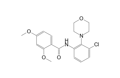 N-[3-chloro-2-(4-morpholinyl)phenyl]-2,4-dimethoxybenzamide