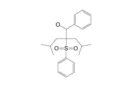 2-ISOBUTYL-4-METHYL-1-PHENYL-2-(PHENYL-SULFONYL)-PENTAN-1-OL
