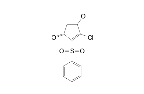 4-HYDROXY-2-PHENYLSULFONYL-3-CHLOROCYCLOPENT-2-EN-1-OL