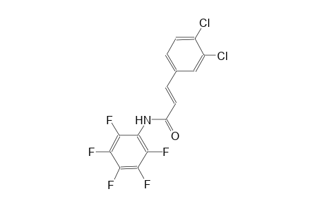 (2E)-3-(3,4-dichlorophenyl)-N-(2,3,4,5,6-pentafluorophenyl)-2-propenamide