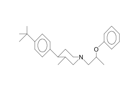 trans-3-Methyl-4-(4-tert-butyl-phenyl)-1-(2-phenoxy-propyl)-piperidine