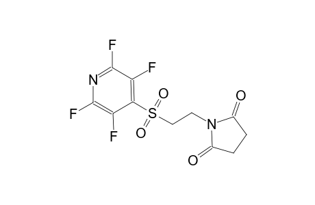 2,5-pyrrolidinedione, 1-[2-[(2,3,5,6-tetrafluoro-4-pyridinyl)sulfonyl]ethyl]-