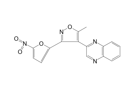 5-METHYL-3-(5-NITRO-2-FURYL)-4-(2-QUINOXALINYL)ISOXAZOLE
