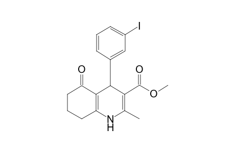 Methyl 4-(3-iodophenyl)-2-methyl-5-oxo-1,4,5,6,7,8-hexahydro-3-quinolinecarboxylate