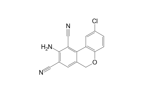 9-Amino-2-chloro-6H-benzo[c]chromene-8,10-dicarbonitrile