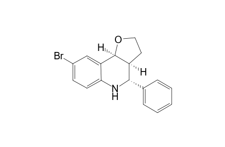 trans-8-bromo-4-phenyl-2,3,3a,4,5,9b-hexahydrofuro[3,2-c]quinoline