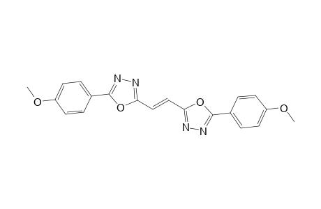 (E)-1,2-Bis[5-(4-Methoxyphenyl)-1,3,4-oxadiazol-2-yl]ethene