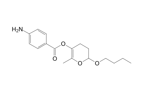 2-Butoxy-3,4-dihydro-6-methyl-2H-pyran-5-yl 4'-Aminobenzoate